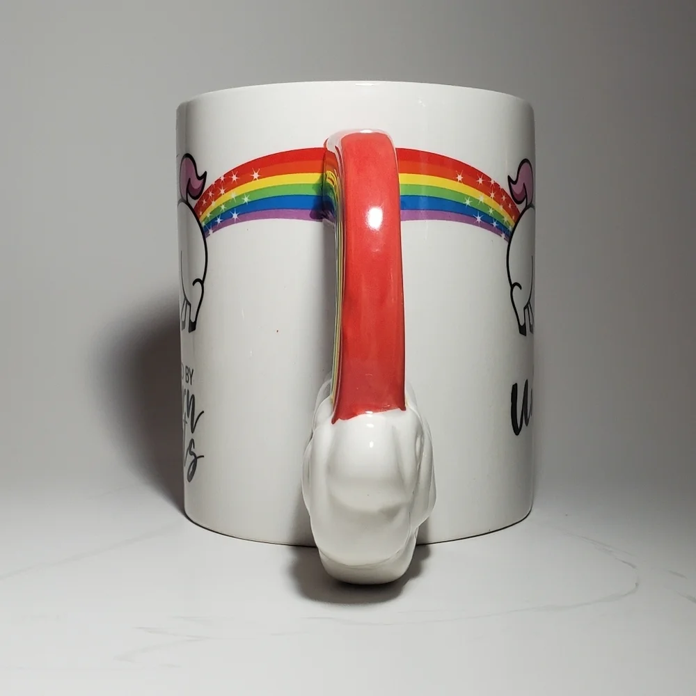 BigMouth Inc. Coffee Mug - “Powered by Unicorn Farts”, Novelty Coffee Mug, 20 oz